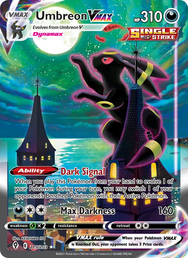 Umbreon VMAX · Evolving Skies #215